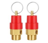 Jetstream 2 Pieza Válvula de Seguridad para Compresor de Aire Comprimido, Válvula de Liberación de Presión, Valvula Compresor Aire, compatible con Repuestos y Accesorios de Herramientas Neumáticas