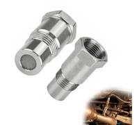 Jetstream 2 Piezas Extensor de Sensor de Oxígeno, M18 * 1,5, 45mm Adaptador de Sondas Lambda de Oxígeno, Con Filtro, Accesorio Universal de Extensión Adecuado para Sistemas de Escape de Automóviles