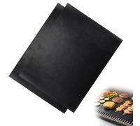 Jetstream 2 Piezas Protector Horno Interior, Alfombrillas para BBQ 50 * 40 cm, Estera Barbacoa, Tapete de Horno Reutilizable, Tappetini da Forno, para Barbacoas de Carbón, Parrillas, Hornos