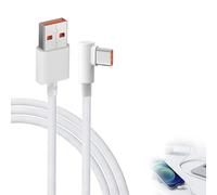Jetstream Cable USB C Charge Turbo, Cable USB Tipo C Rápida 120W 6A, 90 Grados y 1,8M, Compatible con Xiaomi 14T/13T/12X/12T/11T Pro/11 Lite/Redmi Note 14/13/12/11/10 POCO F8/X7/F7/X6/M6/X5 Mi Pad 7/6