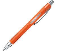 jetstream - Diseño de cuerpo de goma uni - SXN-250-07 - Negro, 0,7 mm (cuerpo naranja metálico)