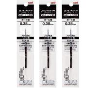 Jetstream Juego de 3 recambios para bolígrafo JetStream SXN-150 de 0,38 mm, SXR-38 (tinta negra)
