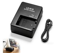 Jetstream LP-E10 - Cargadores de batería, compatible con cargador de batería para cámara Canon (compatible con modelos X50, 1100D, 1200D, 1300D, 1500D, 2000D, 3000D, 4000D y EOS