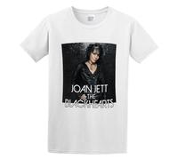 Jett Joan and The Blackhearts Men's T-Shirt Unisex White Cotton Print tee Shirts XL