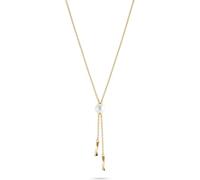 JETTE Collar para mujer de plata 925 reciclada con núcleo de concha 32031727, One Size, Plata esterlina, Sin piedra preciosa