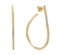 JETTE Pendientes de plata 925 para mujer, circonitas recicladas, 32029960, One Size, Plata de ley, Sin piedra preciosa