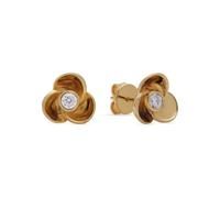 JETTE Pendientes para mujer de plata 925 con circonitas recicladas 32031735, One Size, Plata de ley, Sin piedra preciosa