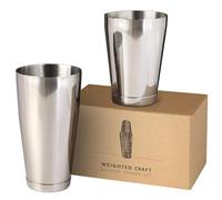 Jettory Coctelera Boston | Cocktail Kit Premium de 18 oz y 28 oz | Juego Profesional para Bartenders | Coctelera de Barra Hecha de Acero Inoxidable 304 | Herramienta de Bar. (Acero inoxidable)