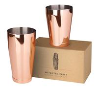 Jettory Coctelera Boston | Cocktail Kit Premium de 18 oz y 28 oz | Juego Profesional para Bartenders | Coctelera de Barra Hecha de Acero Inoxidable 304 | Herramienta de Bar. (Oro rosa)