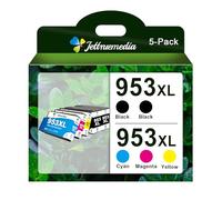 Jettruemedia - Cartuchos de tinta 953XL para HP 953 XL 953XL compatible con HP Officejet Pro 8710 8715 7720 7740 7730 8720 8730 8210 8725 8715 8740