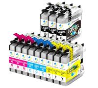 Jettruemedia LC223XL Cartuchos de Tinta Compatible para Brother LC223 XL LC 223XL para DCP-J4120DW DCP-J562DW MFC-J5320DW MFC-J480DW MFC-J680DW MFC-J4620DW MFC-J5620DW MFC-J5625DW (12 Pack)