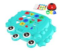 Jeu D'association De Formes, Jouets D'apprentissage Des Formes Pour Tout-petits - Jouets De Développement Pour Avec Cloche Et Cartes - Jeu De Table Interactif Parent-fant, Activités