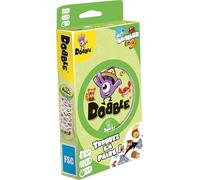 Jeu de cartes Asmodee Dobble Animaux | Zygomatic - Juego de mesa - Encuentra la pareja - Caja de metal para viajes - 2 a 8 jugadores - 15 minutos - en francés