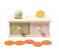 Jeu de permanence d'objet - Boîte éducative sensorielle pour bébés et | Jouet de motricité fine, puzzle multifonction coloré, outil d'éveil