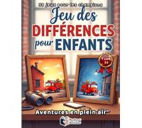 JEU DES DIFFÉRENCES POUR ENFANTS - AVENTURES EN PLEIN AIR: 50 Puzzles Colorés Cherche et Trouve les 5 Erreurs | Livre d'Observation Nature et Camping ... pour Enfants : Es-tu un Super Détective ?)
