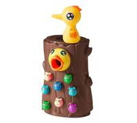 Jeu Magnétique D'oiseaux À - Jouet Magnétique Picvert Bois, Jouet Éducatif Motricité Fine Garçons Filles | Cadeau D’apprentissage Créatif Pour Noël Anniversaire Éveil Bébé