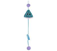 Jeu Ressort Couineur Papier - Jouet Pour Chat À Cadre De Porte, Avec Balle Et Ressort Jouets Interactifs Stimulants | Pour Chat Corde ÉLastique Extensible,exercice, Intérieur, Chambre, Salon, Cage A