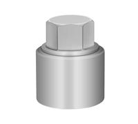 JEUCLEL 537 Wheel Locking Nut Key Compatible con VW VAG Volkswagen (Socket OD 28 mm - ID 25 mm), adaptador de tuerca de bloqueo de rueda, herramienta de extracción de lug antiarañazos, removedor de