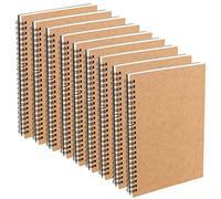 JEUIHAU 10 cuadernos de bocetos en espiral A5, 160 g/m² en blanco, cuaderno de tapa dura encuadernado en espiral, cuaderno de bocetos de tapa dura para retratos, bocetos, dibujos, álbumes de recortes,