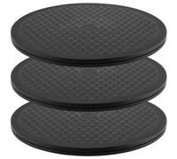 JEUIHAU Paquete de 3 Platos Giratorios Tocadiscos de 12 pulgadas, 360 grados resistentes con rodamientos de bolas de acero, para esculturas de cerámica, manualidades, capacidad de carga