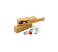 JeuJura Caja de madera 8193 con juego de tabas (en francés)