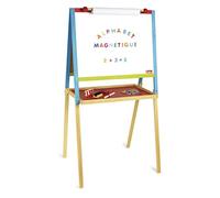 Jeujura-8743 Tablero de Madera Multifuncional con función de Dibujo, Multicolor, Norme (8743)