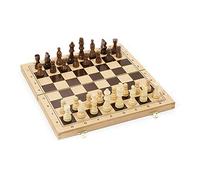 Jeujura - Ajedrez, 2 Jugadores (J8132) [Importado] | Juego tradicional de reflexión y estrategia - Juego de mesa de madera para niños y adultos - Fabricado en Francia