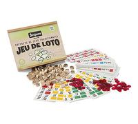 Jeujura - Juego de Habilidad (8139) (Importado) | Juego de mesa de azar - Juego de madera familiar - Caja de madera - Bingo, Lotto y Tombola - Fabricado en Francia