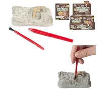 Jeux 2 Momes - EA0030 Kit del Pequeño Arqueólogo, Juego Educativo Interactivo para Niños, Actividades Divertidas, Materiales Resistentes, Desarrollo de Habilidades, Marrón, Talla Única