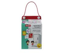 Jeux 2 Momes - EA5003 Tarjeta Educativa Magnética X40 - Juego Interactivo para Niños, Desarrollo de Habilidades, Aprendizaje Colaborativo, Multicolor, 10x15 cm