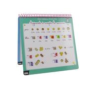 Jeux 2 mômes- Letras Cuaderno rotulador para niños, Juguete Educativo Aprender, Multicolor (CMP EC4026)