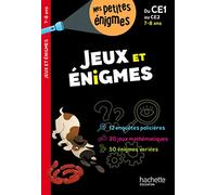 Jeux et énigmes du CE1 au CE2: Cahier de vacances