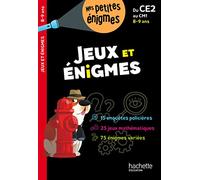 Jeux et énigmes du CE2 au CM1: Cahier de vacances