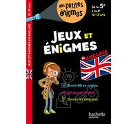 Jeux et énigmes en anglais de la 5e à la 4e: Cahier de vacances