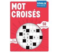 Jeux Mot Croisés Adulte: Entraînement mental intensif avec corrections complètes