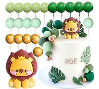 JeVenis adorno para tarta del rey león cake topper león decoraciones de cumpleaños león decoracion de tarta safari adornos de tarta safari adorno de tarta salvaje adorno
