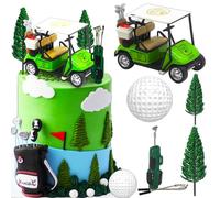 JeVenis decoración de tartas de golf heading for the green decoración de tartas con temática de golf productos para fiestas de golf detalles para fiestas de golf decoración de cumpleaños de golf