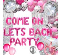 JeVenis Globos de fiesta Come on Lets Bach Lets Go Girls Bachelorette Decor Lets Go Party Decor Cowgirl Bachelorette Decor