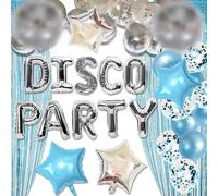 JeVenis globos de fiesta disco mamma mia decoración de fiesta dancing queen decoración de despedida de soltera decoración de despedida de soltera de los años 70