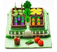 JeVenis Mini decoración de pastel de maíz, zanahorias, guisantes, berenjenas, cultivadas localmente, decoraciones de baby shower, decoración de mercado de agricultores, suministros de mercado de