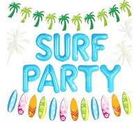 JeVenis surf up decoración para fiestas telón de fondo surf up the big one surf cumpleaños on board telón de fondo para fiesta de cumpleaños babyshower en la playa