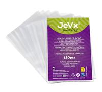 JEVX 120 Fundas Cartas Virus A MEDIDA, Tamaño 90x60mm
