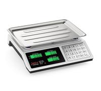 JEVX Basculas Comerciales - Balanza Digital Profesional - Bascula Digital Comercial - Bascula industrial - Balança - Balanza Comercial - ALTA PRECISION DE 2g, con Cable y Batería