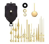 Jewecutger - Movimiento de reloj de cuarzo con péndulo silencioso, piezaCesda Mecanismo de reloj con péndulo piezaCesda Rechangeda Motor DIY piezaCesda reparación