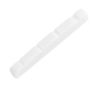 Jewecutger - Tuerca de hueso de fondo plano ranurada para jazz de 4 cuerdas, 38 x 3,5 x 5/4,5 mm