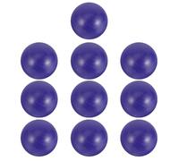 JEWEDECO 10 Balones de Fútbol de Mesa de 36mm en Resina Azul Superficie Lisa, Resistentes y No se Deforman para Accesorios de Fútbol de Escritorio en Recompensas Escolares