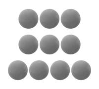 JEWEDECO 10 Balones de Golf Deportivas de Espuma Eva Negras, Ligeras y Suaves para Práctica y Entrenamiento en Interiores y Exteriores para Principiantes