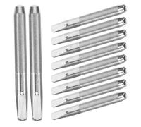 JEWEDECO 10 Piezas Clavijas de Afinación de Piano de Metal para Reparación y Mantenimiento, Kit Profesional para Ajuste de Cuerdas, Herramientas para Reparación y Afinación de Piano