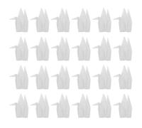 JEWEDECO 100 Piezas de Grullas de Origami de Papel Blanco Hechas a Mano, Ligeras y Portátiles para Decoración de Bodas y Fiestas al Aire Libre