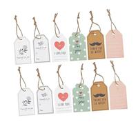 JEWEDECO 100piezas Etiquetas De Colgantes Tarjetas De Tarjetas Con Mensajes Pequeñas